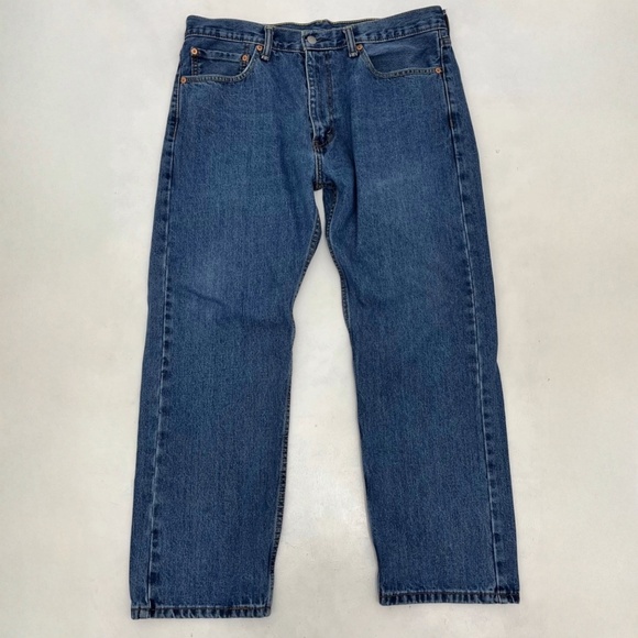Levi's Other - Levi Strauss‎ & Co. 505 Mens Size 36x29 Straight Ankle Jeans Blue Denim 5-Pocket
